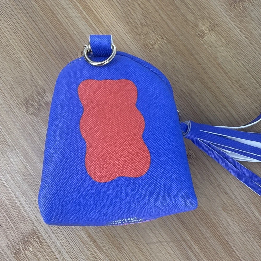 Haribo Tiny Blue Backpack With Tassle -‎ Great Accessory Bag Charm Keychain